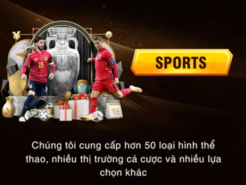 Cá cược thể thao với các môn bóng đá, bóng rổ, eSports